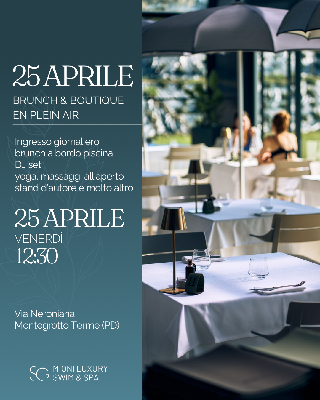 25 Aprile: Brunch & Boutique En Plein Air
