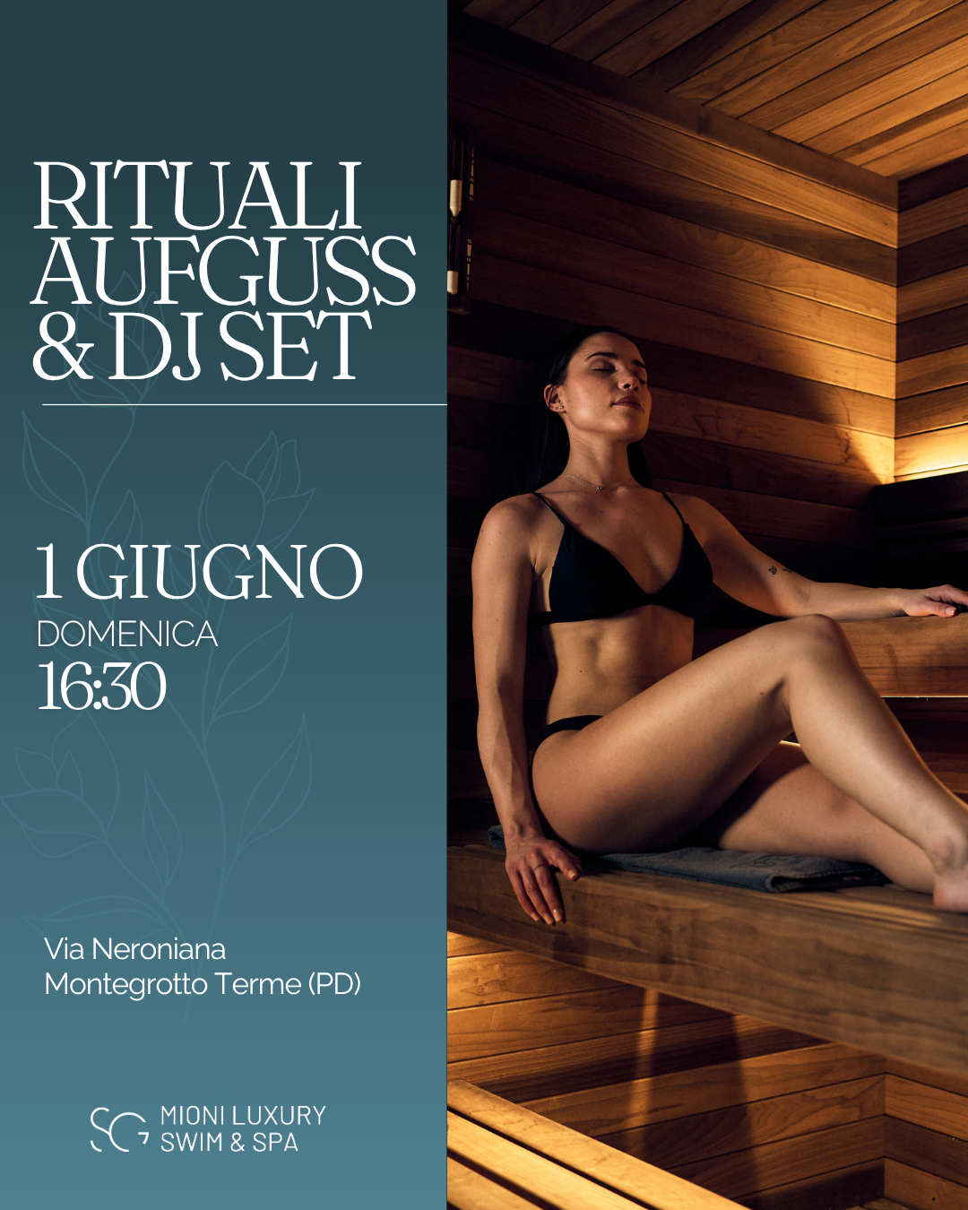 1 Giugno: Rituali Aufguss