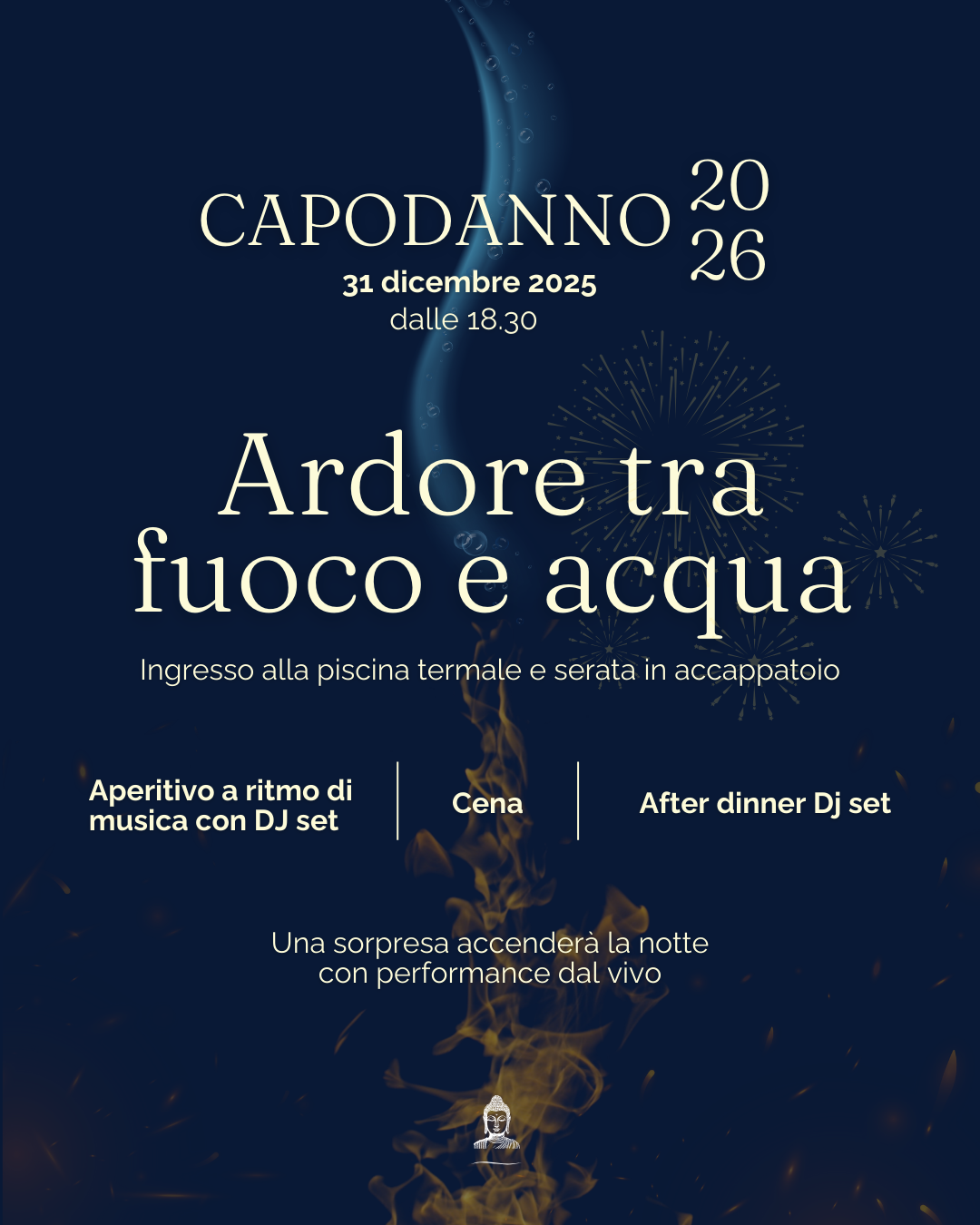 Capodanno Luxury alle Terme: Ardore tra Acqua e Fuoco