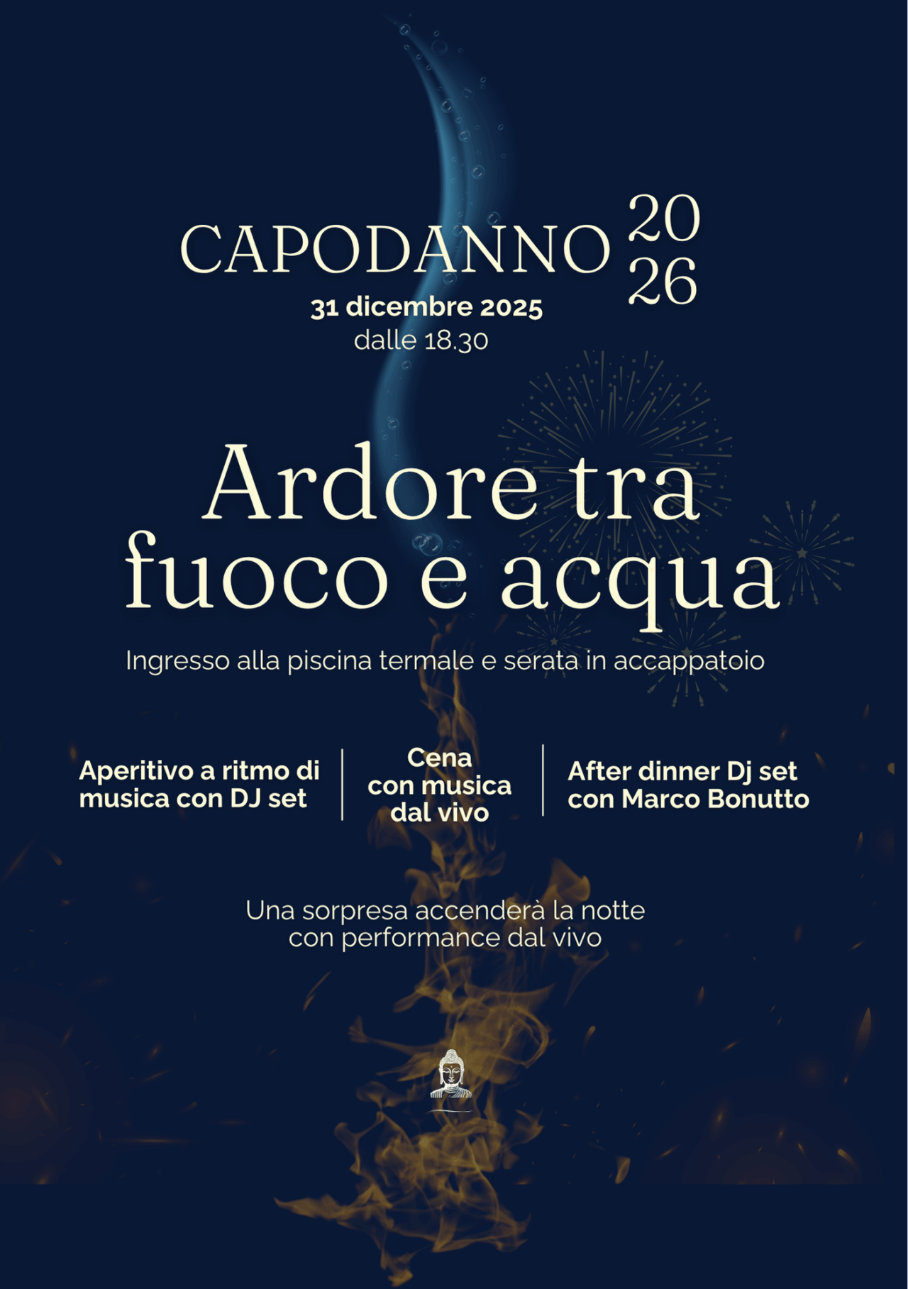 Capodanno Luxury alle Terme: Ardore tra Acqua e Fuoco