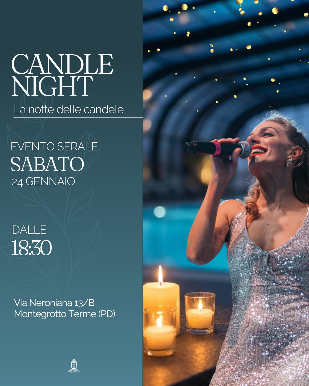 24 gennaio – Terme & Candle Night: una serata tra candele, acqua e musica