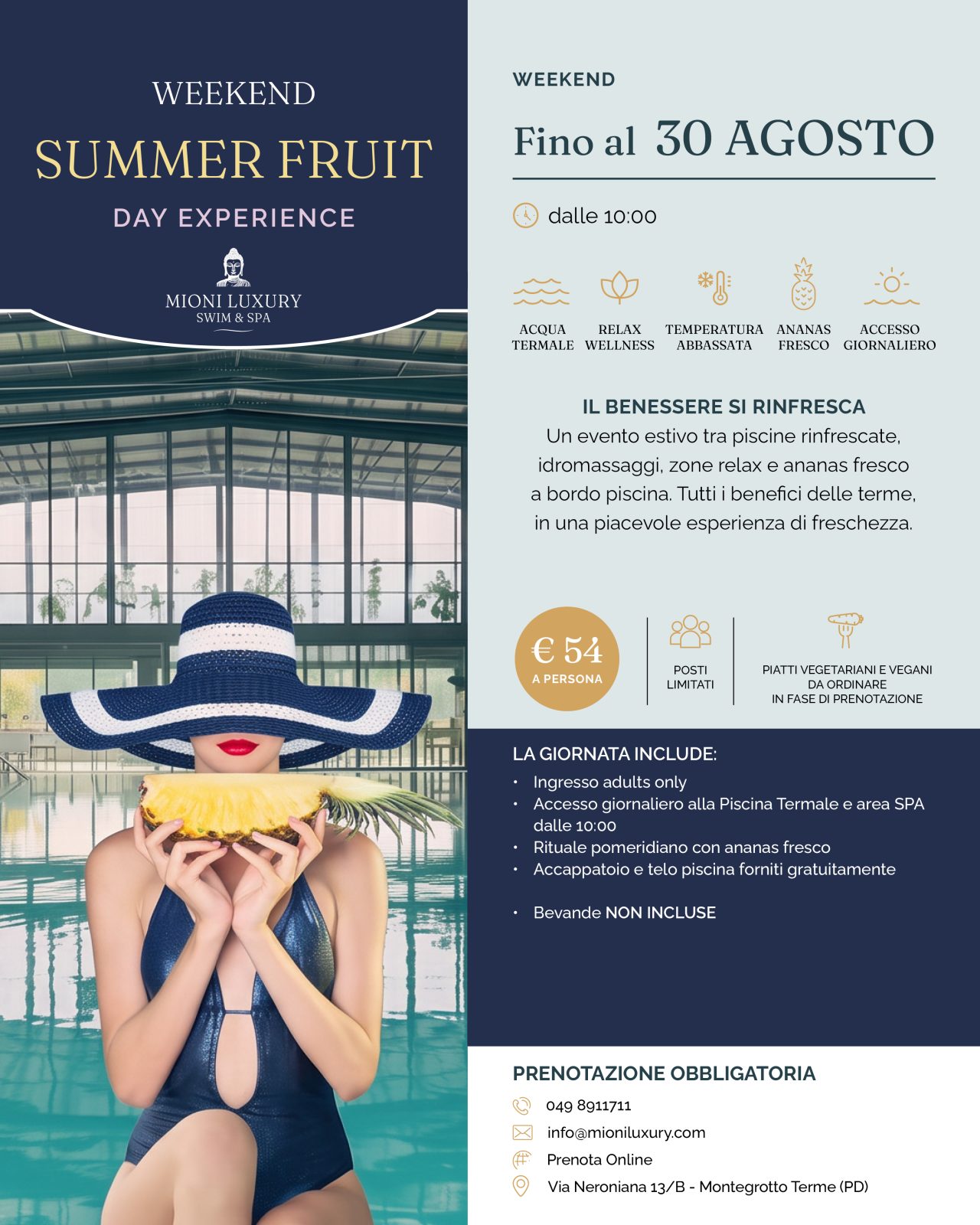 Weekend Summer Fruit: i benefici dell’ananas alle terme di Montegrotto Terme