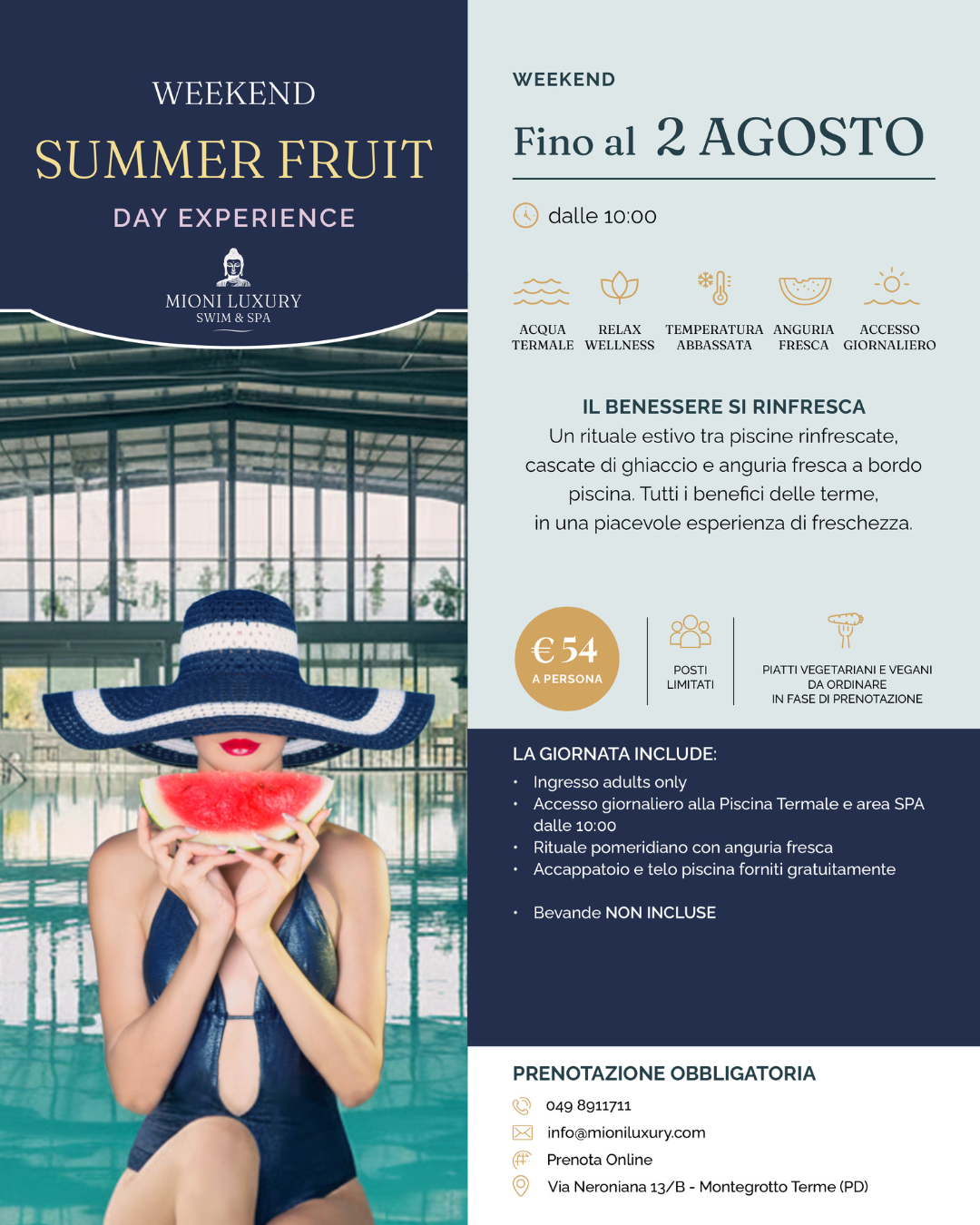 Terme in estate: i weekend Summer Fruit a Montegrotto