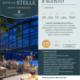 Locandina evento Grigliata sotto le Stelle, sabato 8 agosto a Mioni Luxury Swim & Spa, Montegrotto Terme