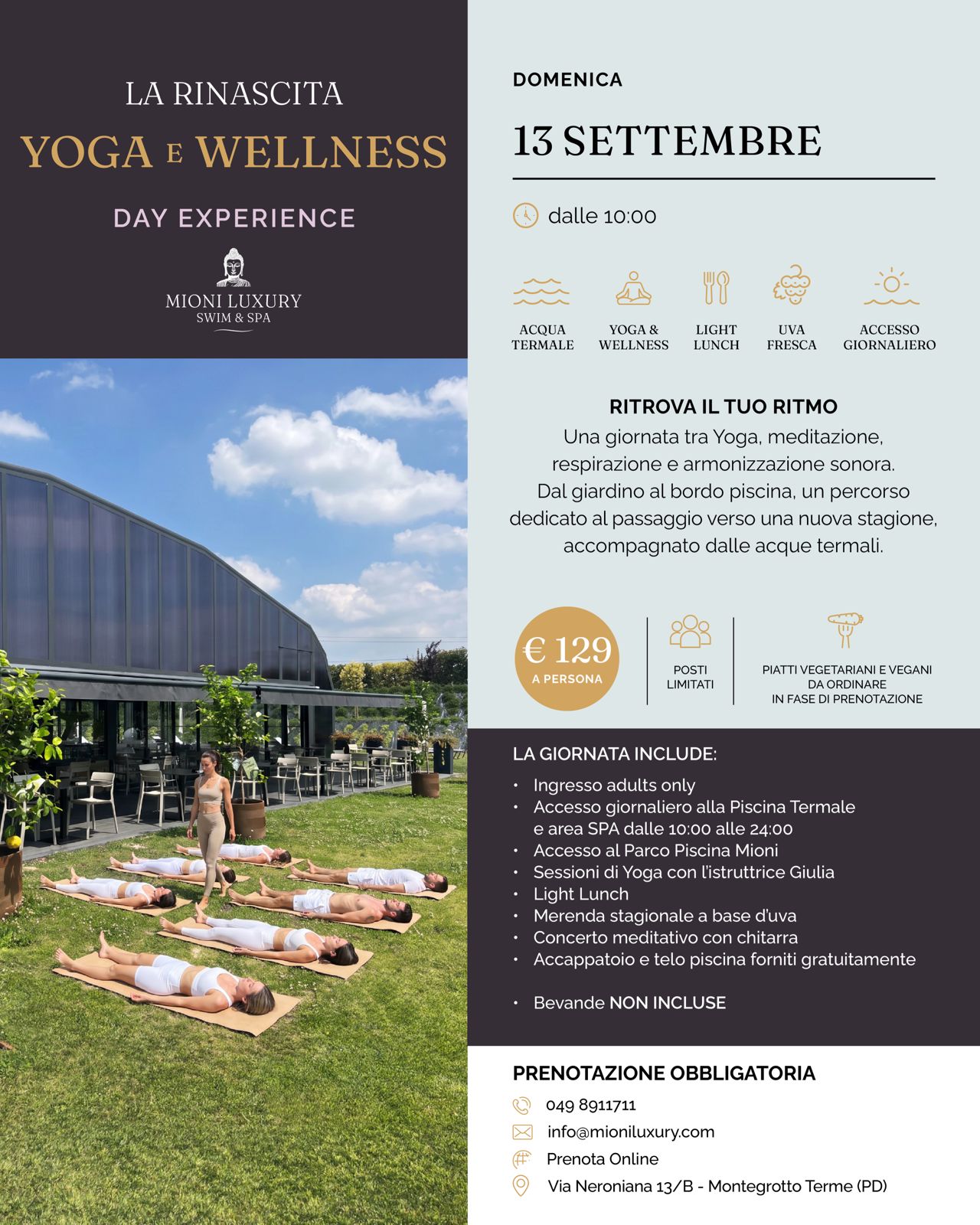 Yoga a Montegrotto Terme: La Rinascita | Yoga & Wellness