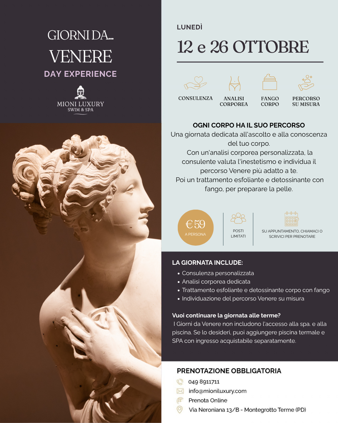 Giorni da Venere: Mioni Luxury