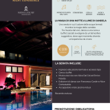 Locandina Candle Night del 31 ottobre 2026 al Mioni Luxury Swim & Spa di Montegrotto Terme, con piscina termale illuminata.
